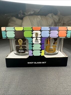 FIFA 2026 SHOT GLASSES - OFFICIALLY LICENSED PRODUCT - SOCCER